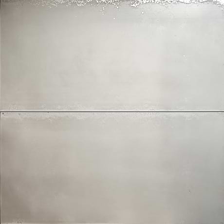 Amulet Mist Silver 18x36 Metal Laminated Polished Porcelain Tile