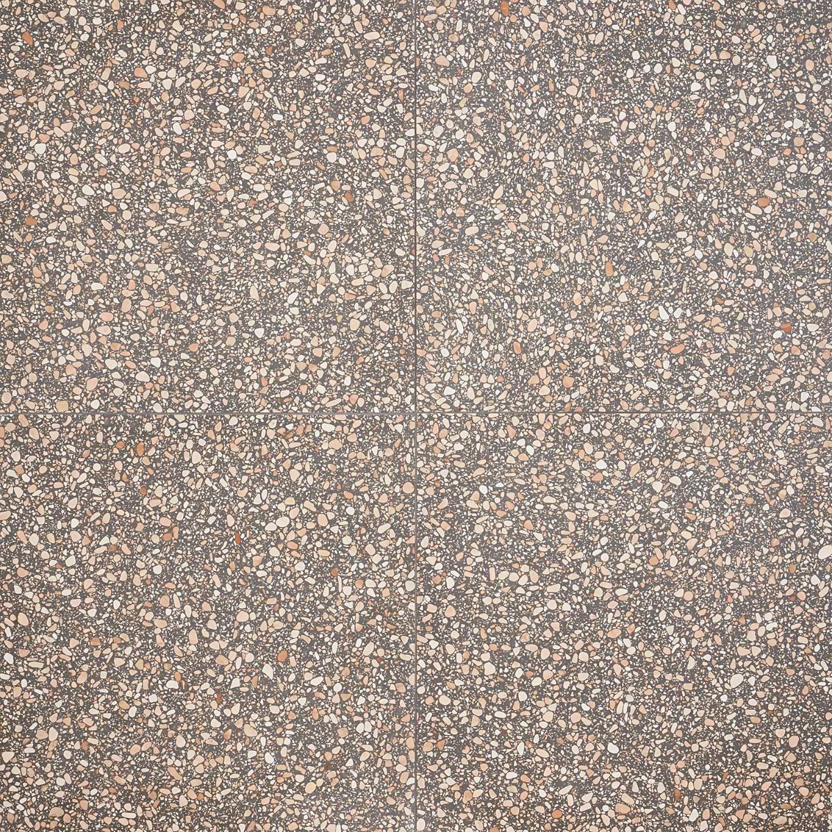 TERRAZZO ITALY Dolce Rina Gray 24x24 Honed Terrazzo Tile