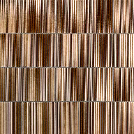 Arden Burnt Almond Brown 6x10 Glossy Porcelain Tile
