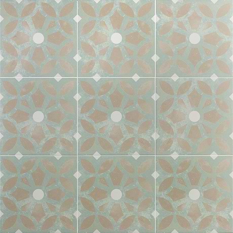 Bella Louvre Green 9X9 Matte Porcelain Tile