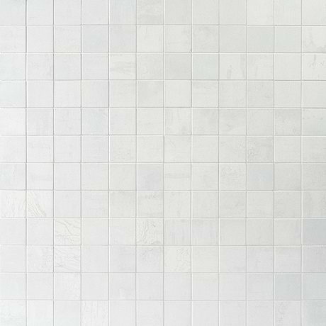 Inspira Light Silver 2x2 Matte Porcelain Mosaic by Angela Harris