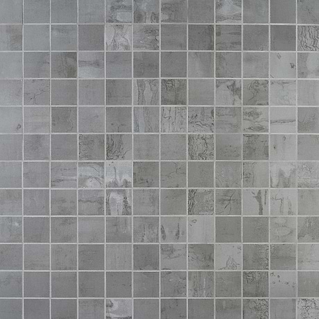 Inspira Steel Gray 2x2 Matte Porcelain Mosaic by Angela Harris