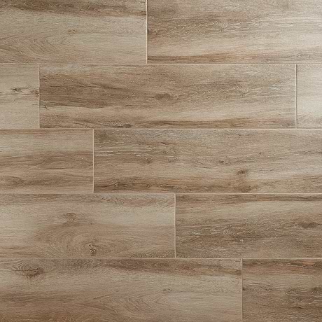 Lakewood Roble Brown 10X40 Wood Look Matte Porcelain Tile