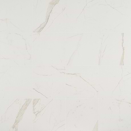 Versilia Calacatta Oro White Matte 12X12 Porcelain