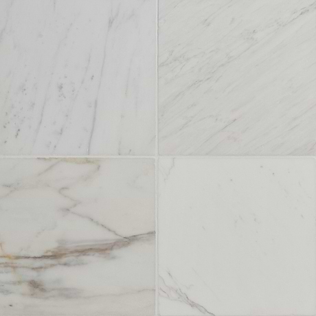 Avanti Calacatta Gold 12x12 Tumbled Marble Tile