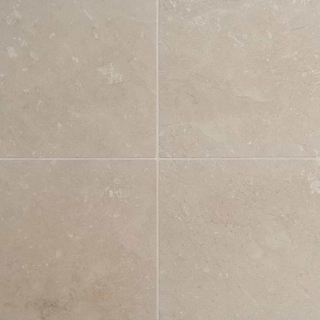 Avanti Crema Marfil Beige 12x12 Tumbled Marble Tile