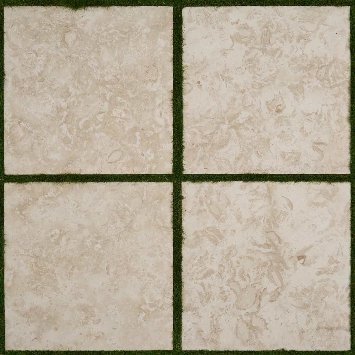OCEAN REEF Beige 24x24 Brushed Limestone 3CM Outdoor Paver