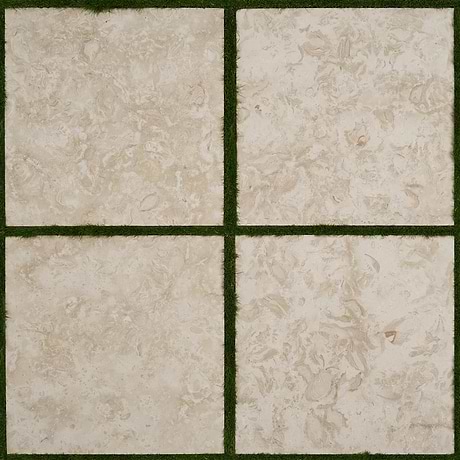 Ocean Reef Beige 24x24 Brushed Limestone 3CM Outdoor Paver