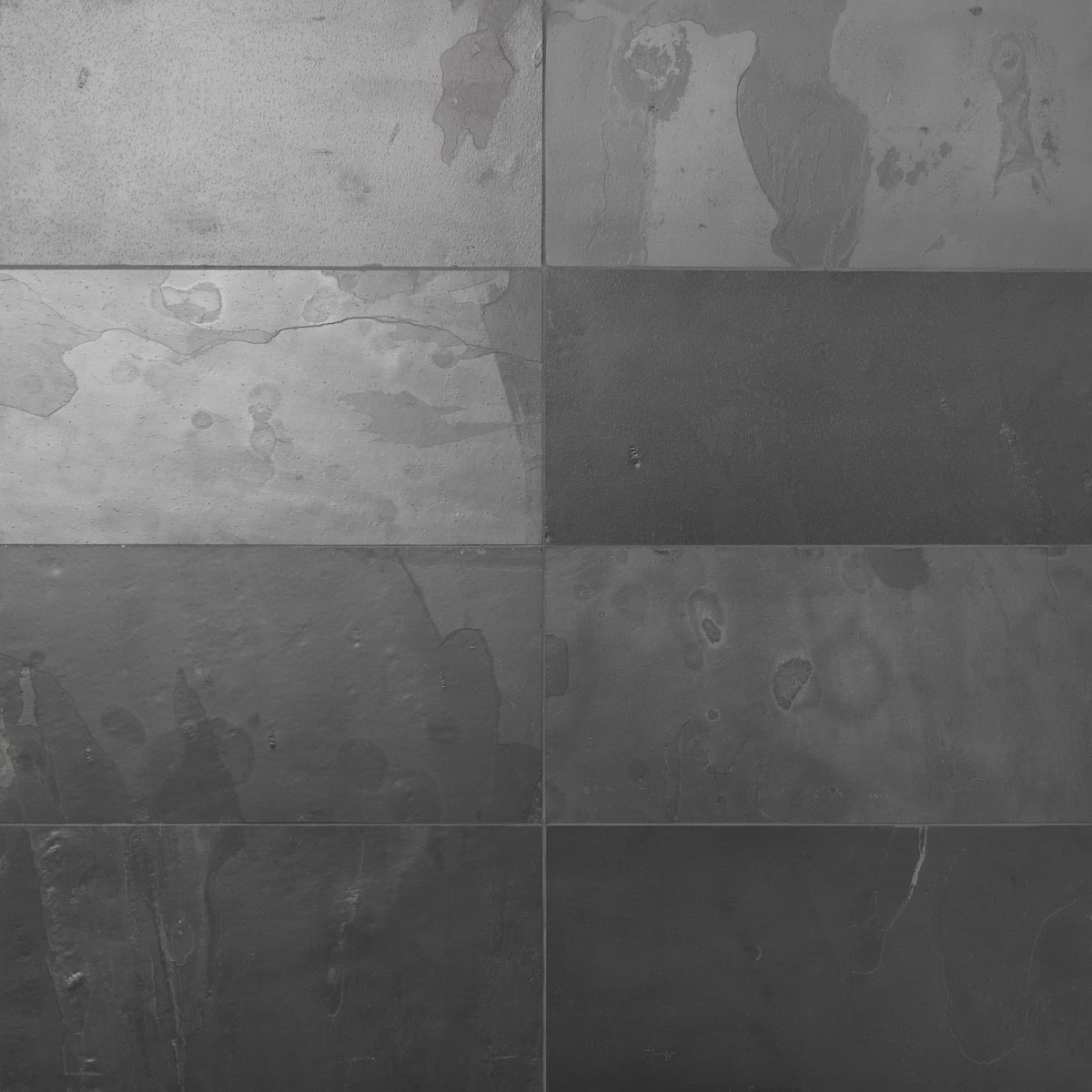 INDIA BLACK Black 12x24 Natural Cleft Slate Tile