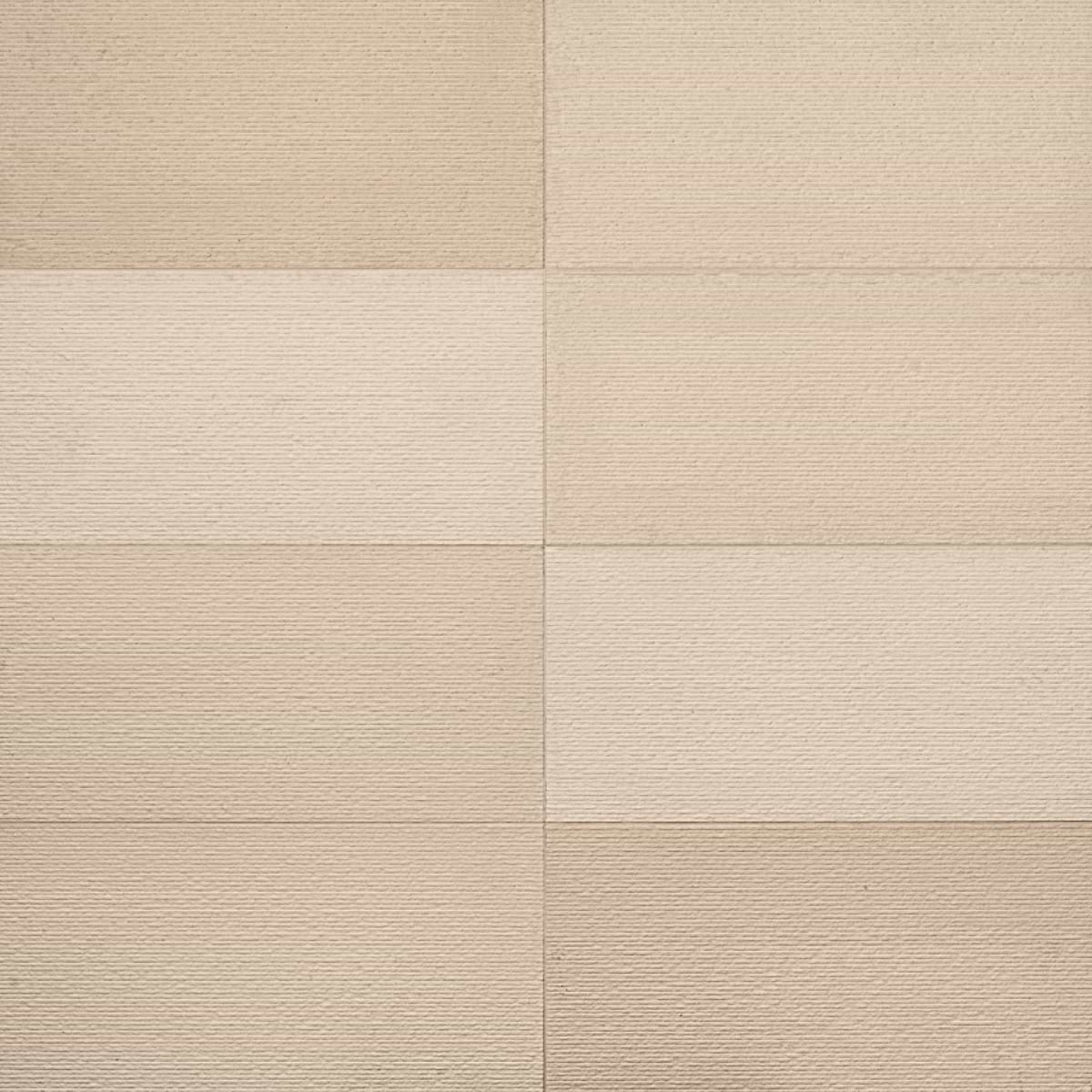 RAKESTONE Carved Comb Porto Beige 12x24 Textured Honed Limestone Stone Tile