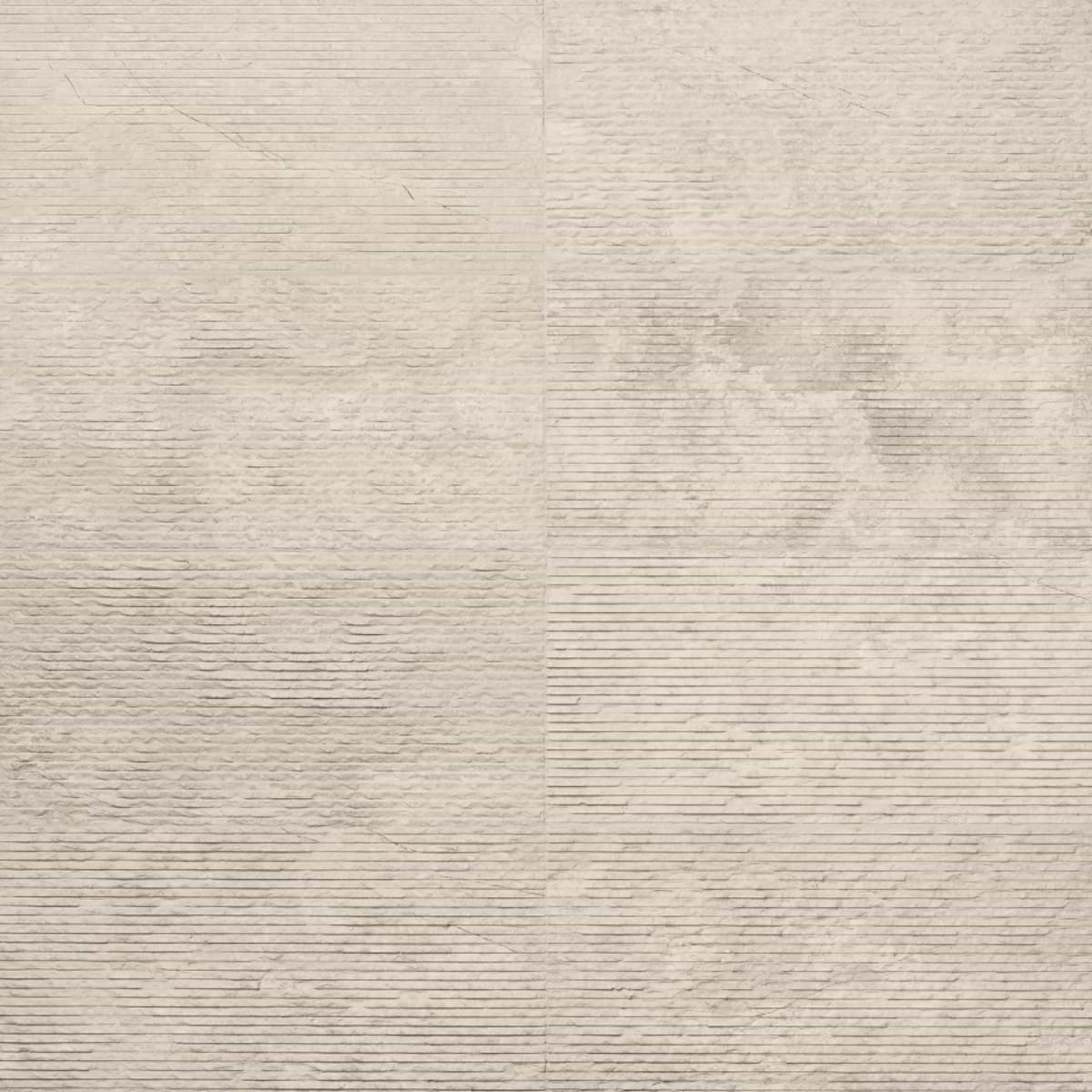 RAKESTONE Carved Split Wooden Beige 12x24 Textured Honed Limestone Stone Tile