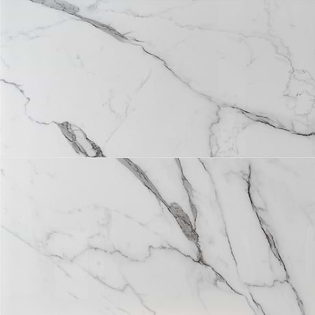 DreamStone Statuario Valley White 24x48 Polished Porcelain Tile