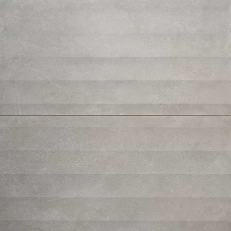 Lucreto Waves Taupe Gray 24x48 3D Concrete Look Matte Porcelain Tile