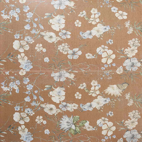 Wakana Autumn Terracotta 24x48 Artisan Decor Matte Porcelain Tile