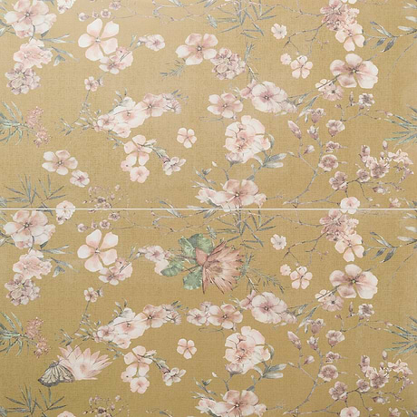 Wakana Summer Golden Yellow 24x48 Artisan Decor Matte Porcelain Tile