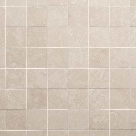 Botticino Extra Light Beige 3x3 Honed Marble Mosaic Tile