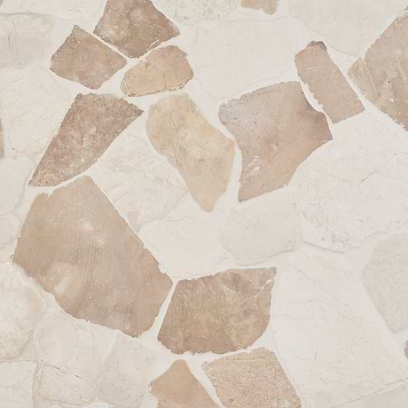 Nature Flagstone Jumbo Komodo Beige Honed Marble Mosaic