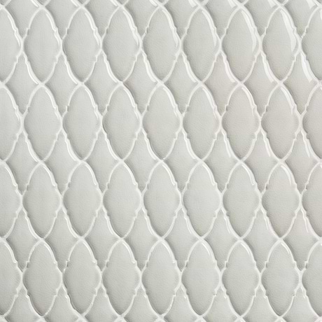 Nabi Valor Tundra Gray 2x4 Crackled Glossy Glass Mosaic Tile