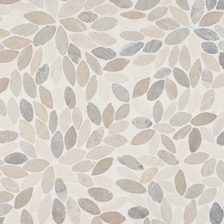 Nature Flower Lombok Beige Honed Natural Stone Mosaic Tile