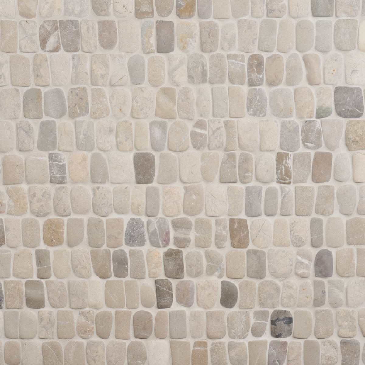 NATURE PATHWAY Pram Gray 2" Natural Stone Mosaic Tile