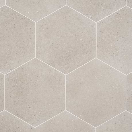 Pergola Taupe Beige 12.5" Hexagon Matte Porcelain Tile