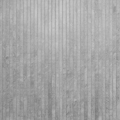 Lune Ribbon Gray 24x48 Matte Fluted Porcelain Tile