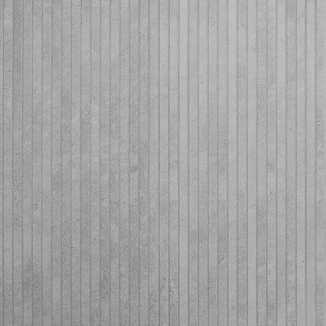 Lune Ribbon Ice Light Gray 24x48 Matte Fluted Porcelain Tile