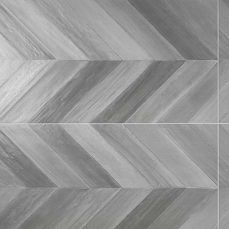 Sculpt Gray 24x48 Chevron Natural Porcelain Tile
