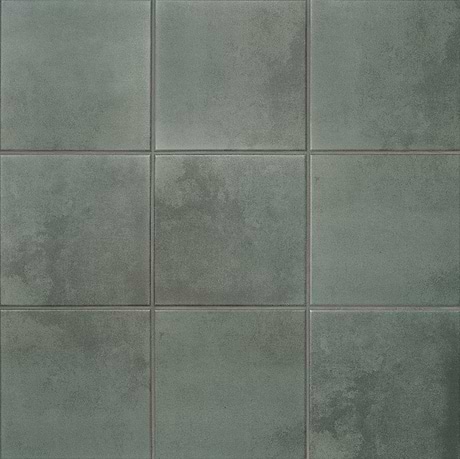 Art Geo Meadow Green 8x8 Matte Porcelain Tile by Elizabeth Sutton