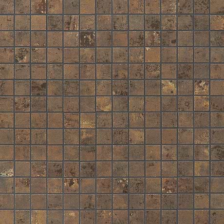 Portrait Copper 1x1 Matte Porcelain Mosaic