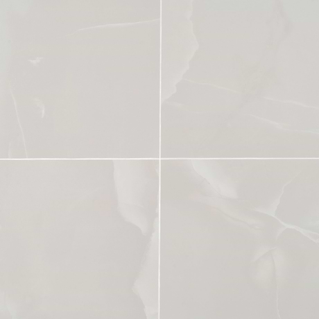 DreamStone Aztec Onyx Bianco White 12x24 Polished Porcelain Tile