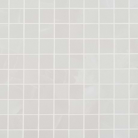 DreamStone Aztec Onyx Bianco White 2x2 Matte Porcelain Mosaic