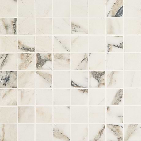 Dreamstone Calacatta Rustico Beige 2x2 Matte Porcelain Mosaic
