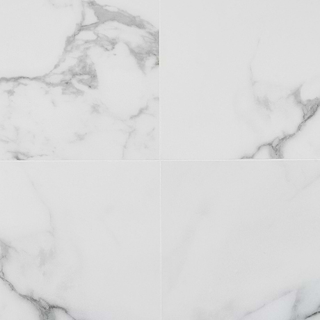 DreamStone Statuario Valley White 24x24 Matte Porcelain Tile
