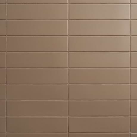 Roller Taupe 3x11 Matte Porcelain Subway Tile