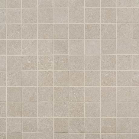Era Crema Beige 2x2 Limestone Look Matte Porcelain Mosaic Tile