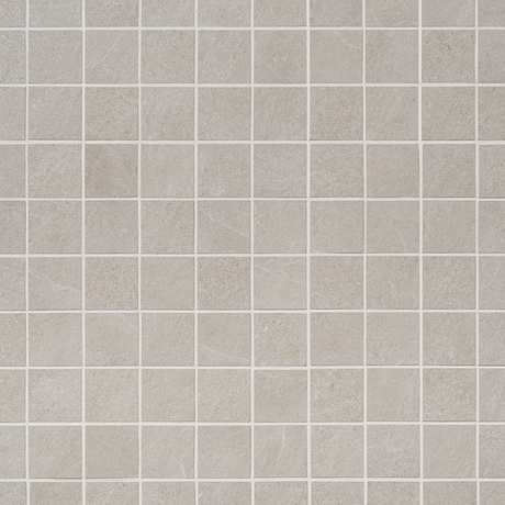 Era Linen White 2x2 Limestone Look Matte Porcelain Mosaic Tile