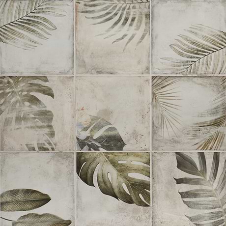 Wilder Light Deco 8x8 Matte Ceramic Tile by Angela Harris