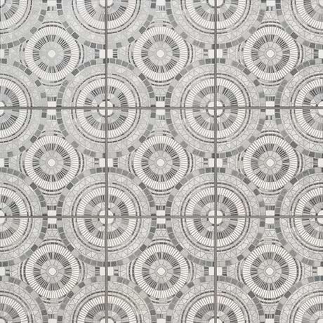 Basilico Grigio Gray 8x8 Matte Porcelain Tile