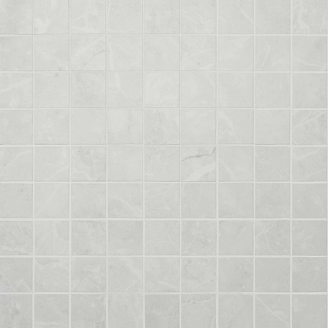 Boscato Cream White 2x2 Marble Look Matte Porcelain Mosaic Tile