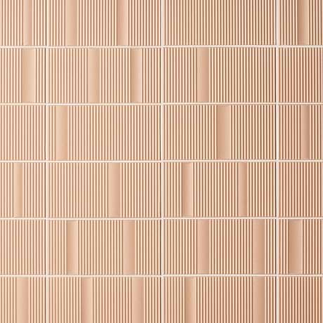 Division Clay Beige 8x16 Fluted Matte Ceramic Tile