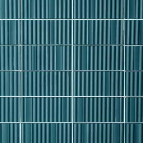 Division Teal Green 8x16 FlutedMatte Ceramic Tile