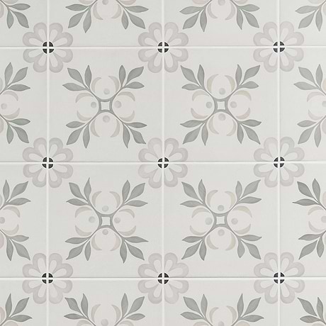 Lapaz Blossom Green 9x9 Matte Porcelain Tile