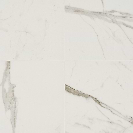Versilia Statuario White 24x24 Polished Porcelain Tile