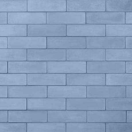 Color One Moon Blue 2x8 Matte Cement Subway Tile