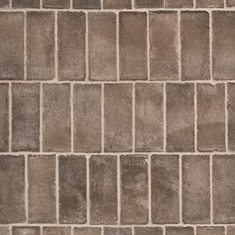 Terra Villa Presealed Genuine Terracotta Gray 2x6 Matte Terracotta Tile