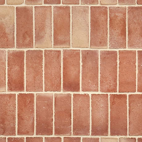 Terra Villa Presealed Genuine Terracotta Red 2x6 Matte Terracotta Tile