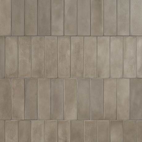 Color One Shadow Gray 2x8 Matte Cement Subway Tile