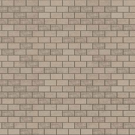 Karo Taupe Beige 1x2 Brick Matte Porcelain Mosaic