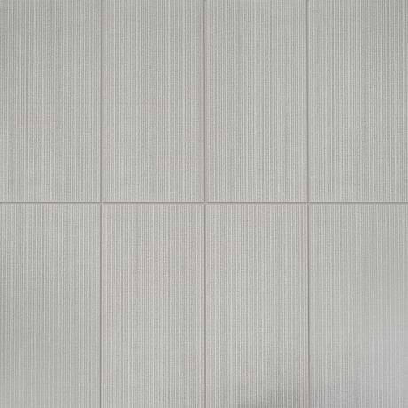 Bestow Telares Light Gray 12x24 Textured Porcelain Tile